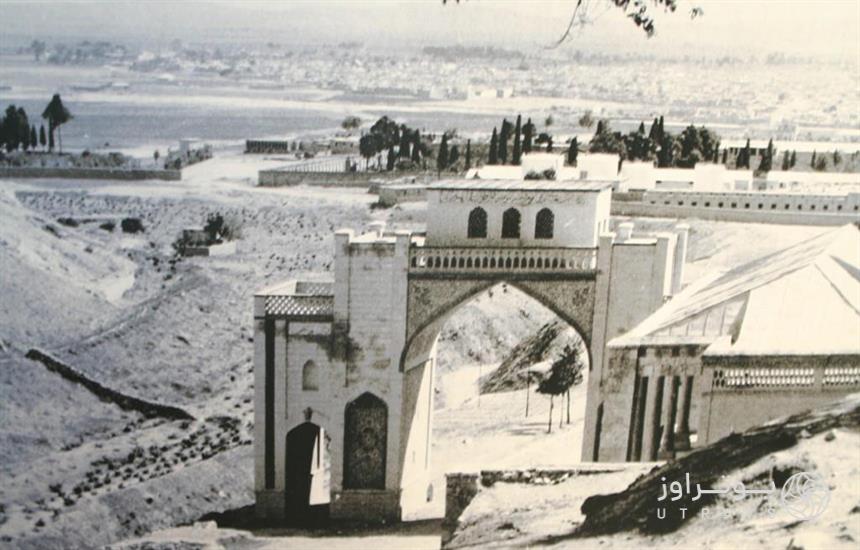 عکس قدیمی ار دروازه قرآن فعلی شیراز